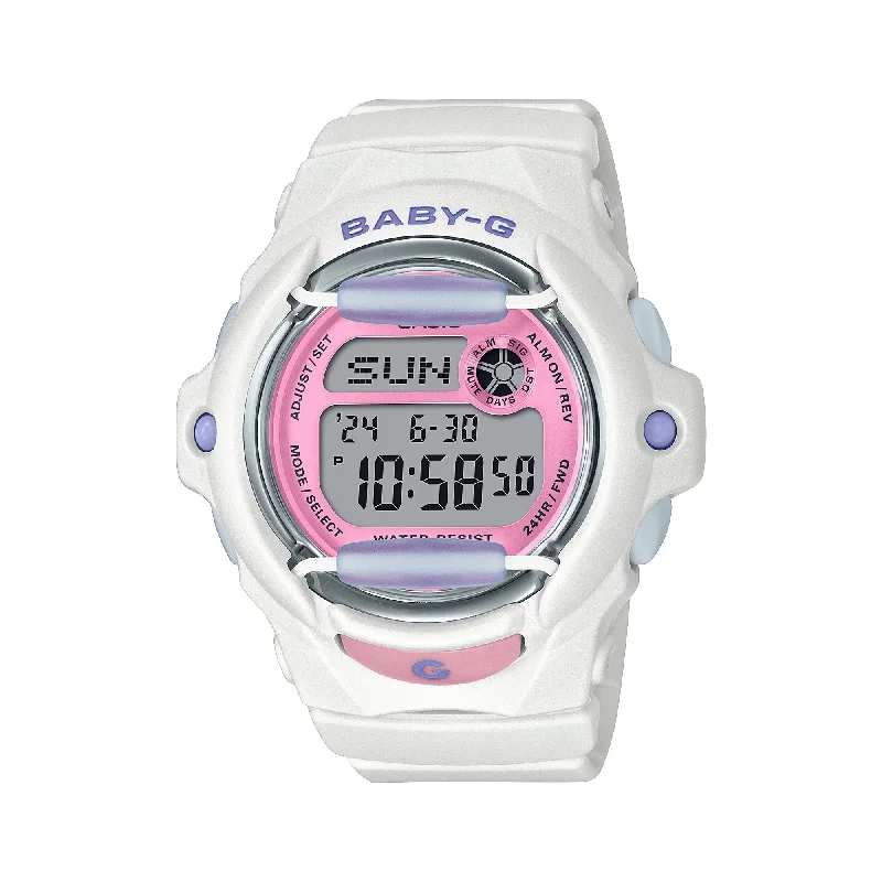 Casio Baby-G BG-169 Lineup Summer Colours Series White Resin Band Watch BG169PB-7D BG-169PB-7D BG-169PB-7