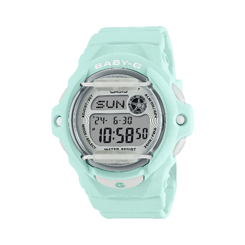 Casio Baby-G BG-169 Lineup Pastel Green Resin Band Watch BG169U-3D BG-169U-3D BG-169U-3