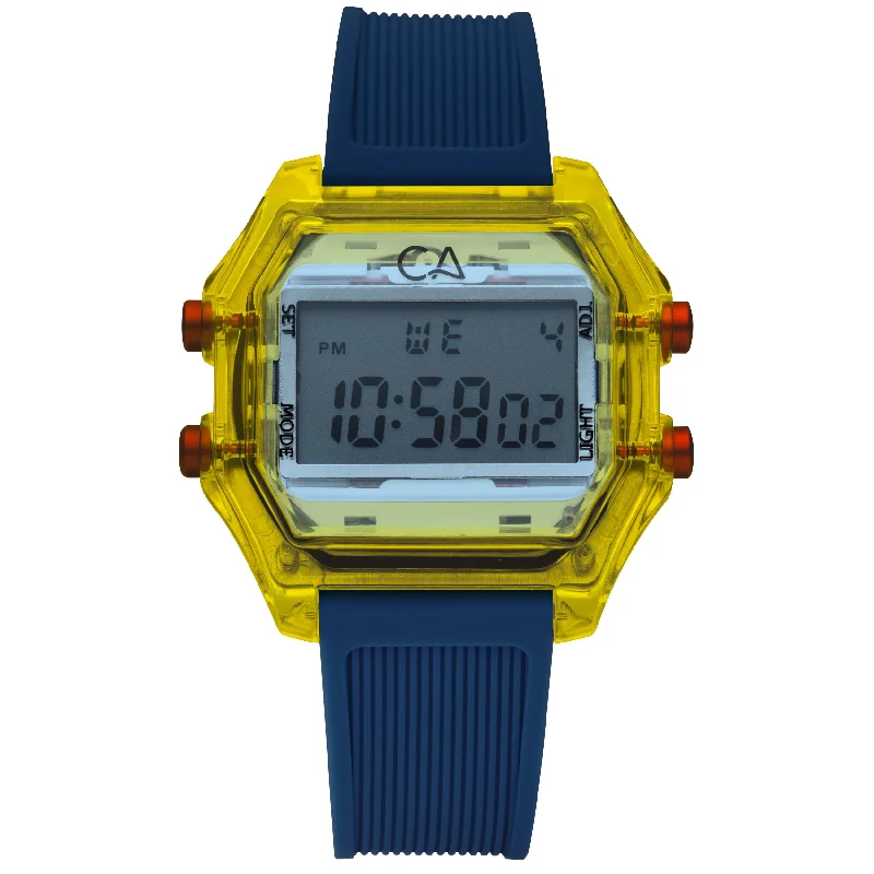 Venice Beach Digital Yellow Blue Navy