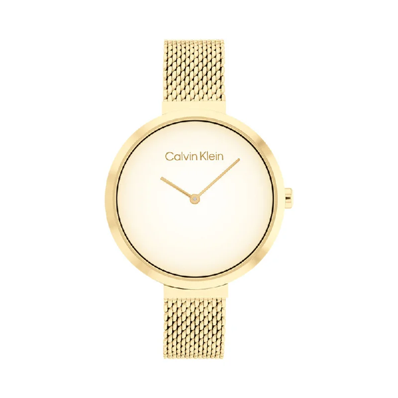 CALVIN KLEIN 25200081 Minimalistic T Bar Watch For Women