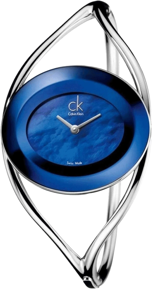 Calvin Klein Blue Dial Analog Watch For Women With 2 Years International Warranty