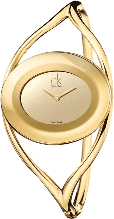 Calvin Klein Gold Dial Analog Watch For Women With 2 Years International Warranty