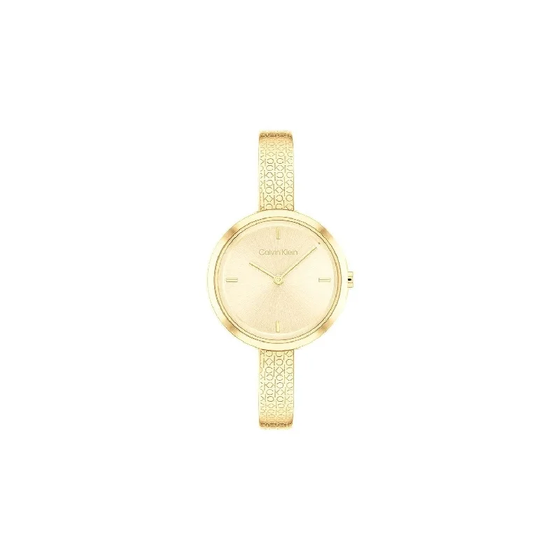 Calvin Klein Iconic Analog Gold Dial Women's Watch-25200182