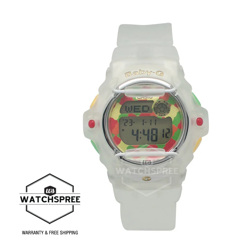 Casio Baby-G BG-169 Lineup HARIBO Collaboration Model White Semi-Transparent Resin Band Watch BG169HRB-7D BG-169HRB-7D BG-169HRB-7