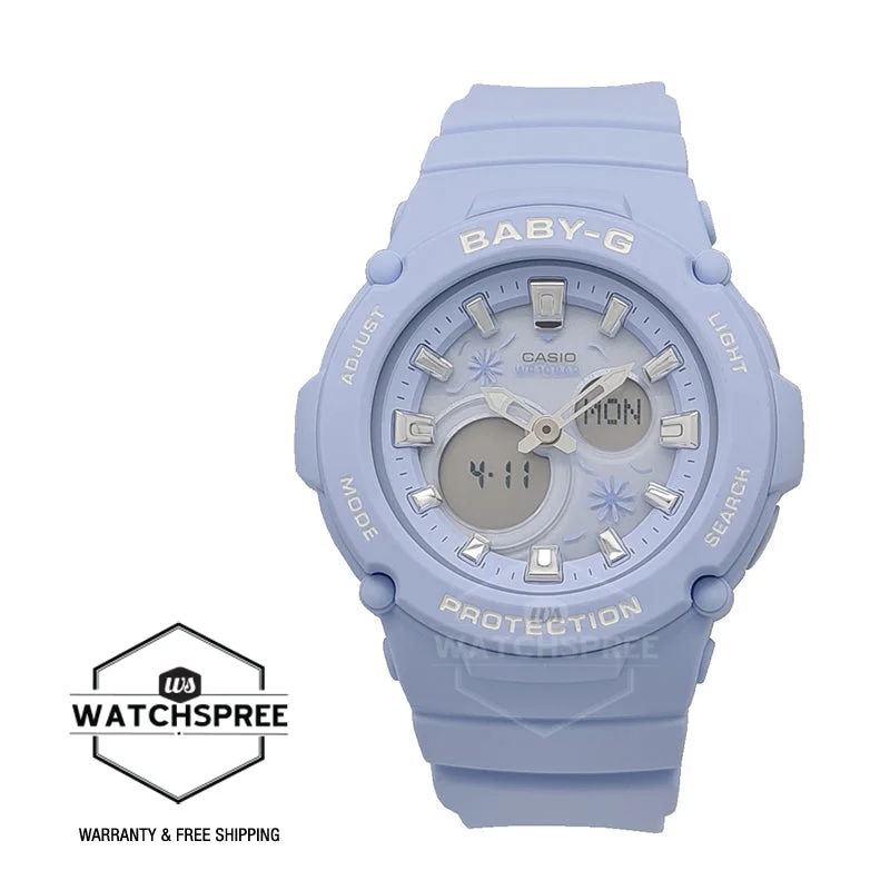 Casio Baby-G BGA-270 Lineup Blue Resin Band Watch BGA270FL-2A BGA-270FL-2A