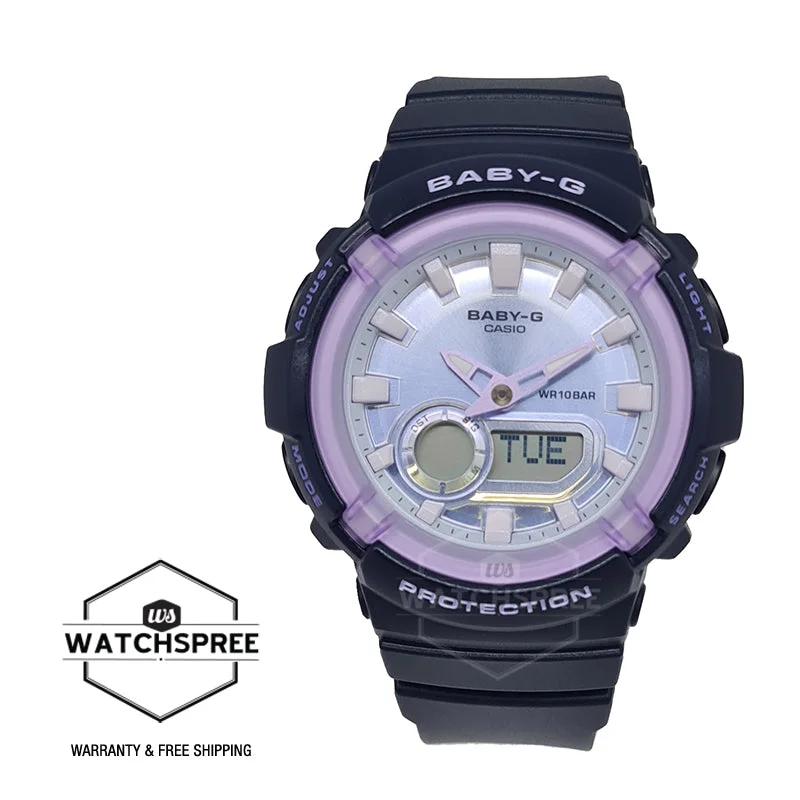 Casio Baby-G BGA-280 Lineup Navy Blue Resin Band Watch BGA280DR-2A BGA-280DR-2A