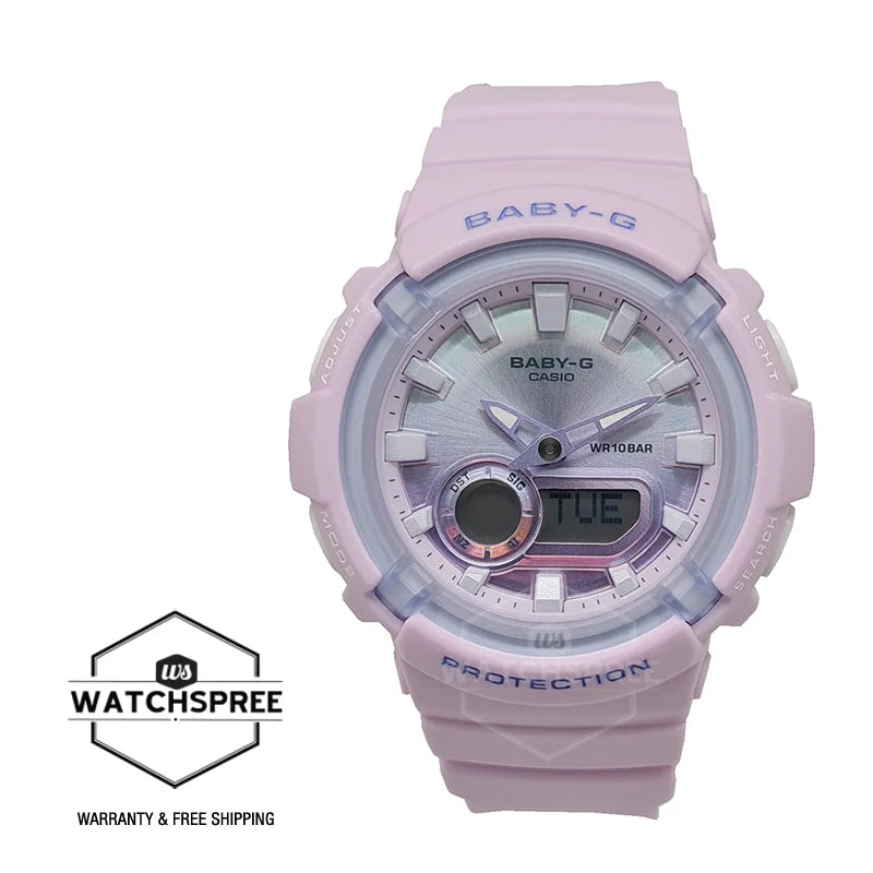 Casio Baby-G BGA-280 Lineup Pink Resin Band Watch BGA280DR-4A BGA-280DR-4A