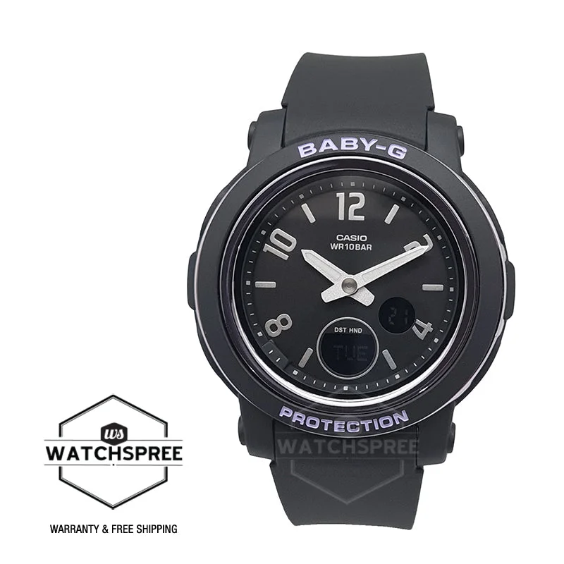 Casio Baby-G BGA-290 Lineup Black Resin Band Watch BGA290DR-1A BGA-290DR-1A