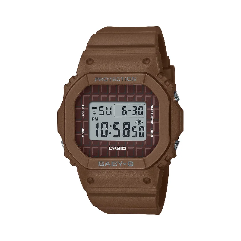 Casio Baby-G BGD-565 Lineup Sweets Collection Chocolate Brown Resin Band Watch BGD565USW-5D BGD-565USW-5D BGD-565USW-5