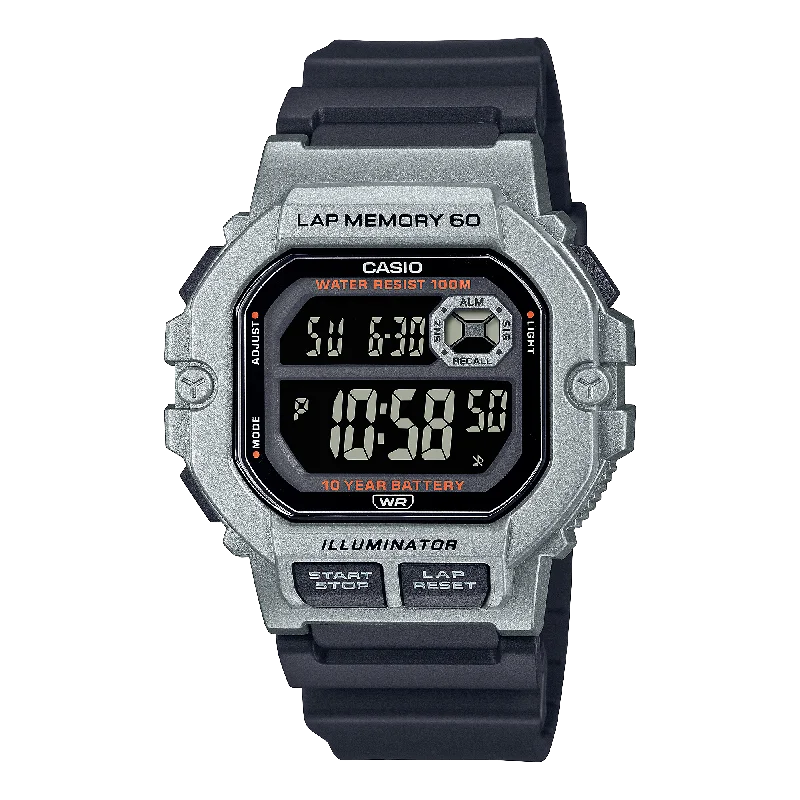 Casio Digital Dual Time Watch WS1400H-1B WS-1400H-1B