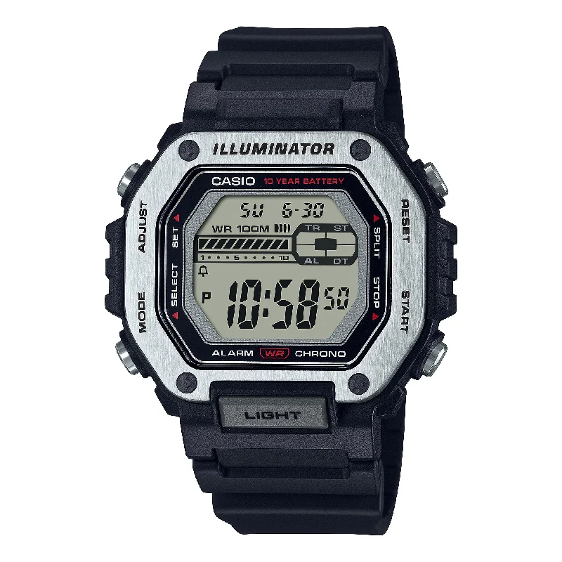 Casio Digital Dual Time Watch MWD110H-1A MWD-110H-1A