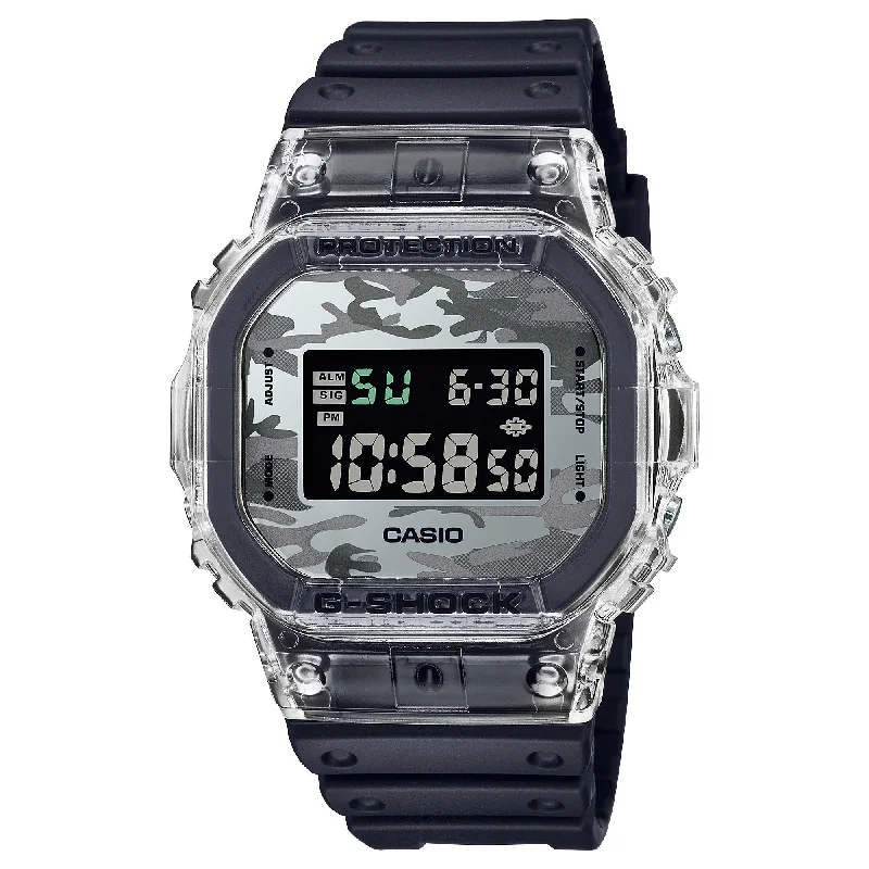 Casio G-Shock DW-5600 Lineup Neo Utility Series Camouflage Dial Black Resin Band Watch DW5600SKC-1D DW-5600SKC-1D DW-5600SKC-1