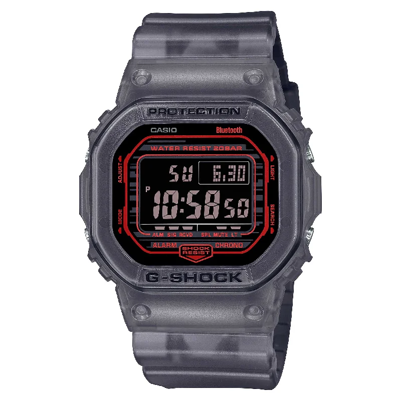 Casio G-Shock DWE-5600 Lineup Bluetoothƒ???????¶ôÇïÇ?Çî¶ôÇ??ƒ???????¶ôÇïÇ?Çî¶ôÇ?ƒ???????¶ôÇïÇ?Çî¶ôÇïÇðÇïÇ?ÇîÇ??Ç?ǩÇ???ƒ?ªÇæƒ????€î¶ôÇïÇ?ǯ¶ôÇï¶ô¶¸Ç???ƒ?ªÇæ????? Grey Translucent Gradated Resin Band Watch DWB5600G-1D DW-B5600G-1D DW-B5600G-1