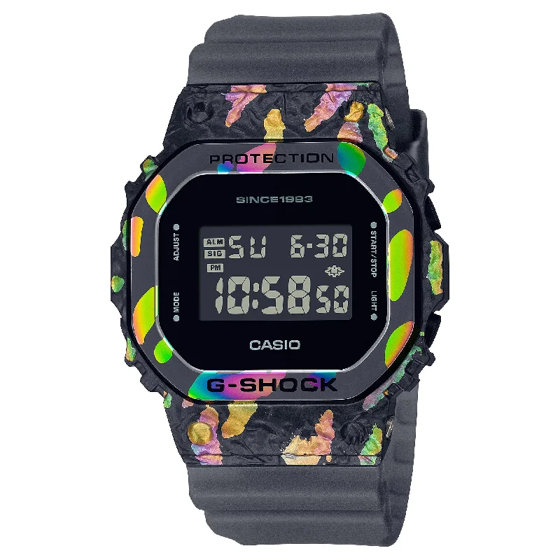 Casio G-Shock 40th Anniversary Adventurer's Stone Limited Edition Grey Translucent Resin Band Watch GM5640GEM-1D GM-5640GEM-1D GM-5640GEM-1