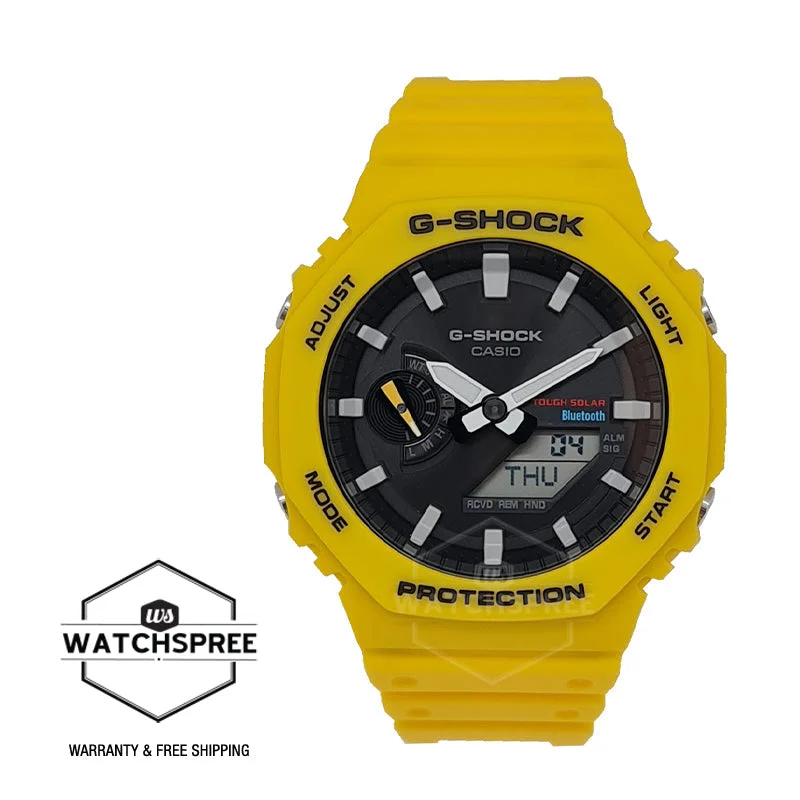 Casio G-Shock Carbon Core Guard Structure Bluetooth’?????¶ôÇï¶ôǝ??’?????¶ôÇï¶ôǝ?’?????¶ôÇï¶ôíôÇïÇ?ÇîÇ??€õ’??ǯ¶ôÇû¶ô¶©Ç??€õ????? Solar Powered GA-2100 Lineup Yellow Resin Band Watch GAB2100C-9A GA-B2100C-9A