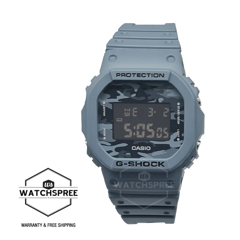 Casio G-Shock DW-5600 Lineup Blue Resin Band Watch DW5600CA-2D DW-5600CA-2D DW-5600CA-2