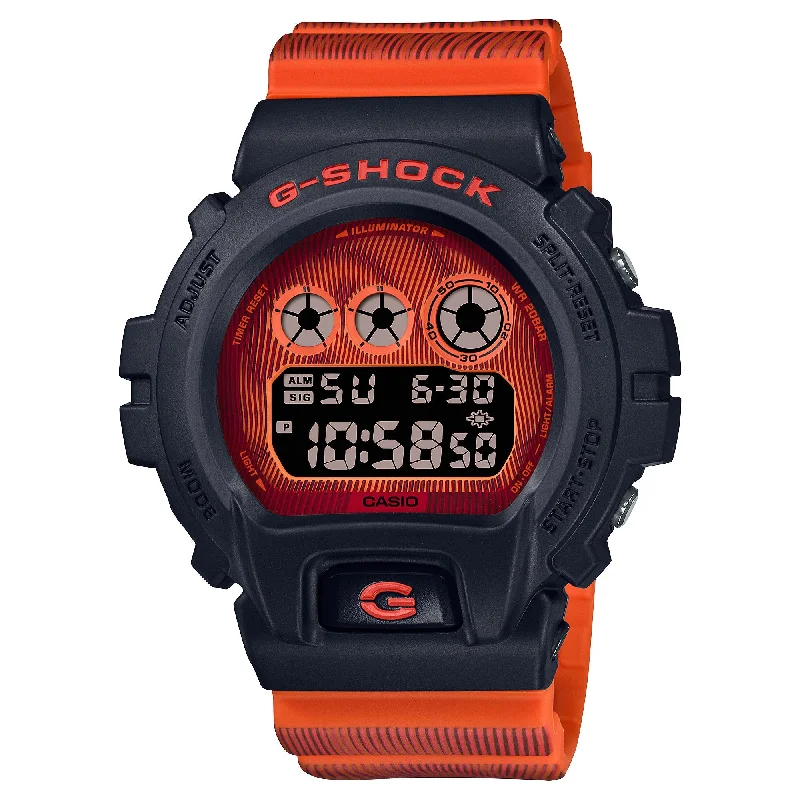 Casio G-Shock DW-6900 Lineup Time Distortion Series Multicolour Resin Band Watch DW6900TD-4D DW-6900TD-4D DW-6900TD-4