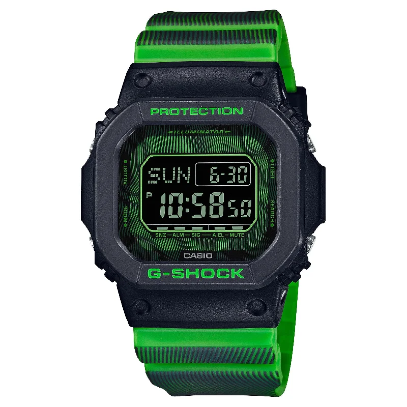 Casio G-Shock DW-D5600 Lineup Time Distortion Series Watch DWD5600TD-3D DW-D5600TD-3D DW-D5600TD-3