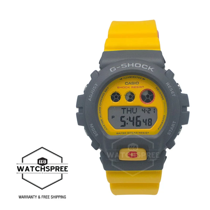 Casio G-Shock for Ladies' ’??ǯ¶ôÇû¶ô¶©Ç??€õ????Ç???Ç??€¸’??????Ç???Ç??€¸Ç???Ç??Ç?Çú?90s Sport Series Yellow Resin Band Watch GMDS6900Y-9D GMD-S6900Y-9D GMD-S6900Y-9