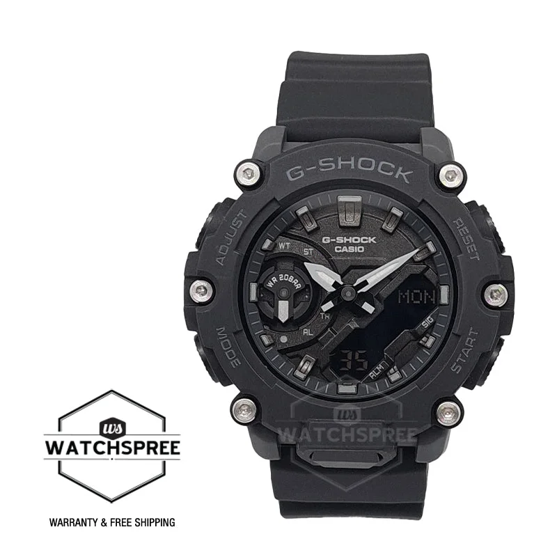 Casio G-Shock for Ladies' Carbon Core Guard Structure Black Resin Band Watch GMAS2200-1A GMA-S2200-1A