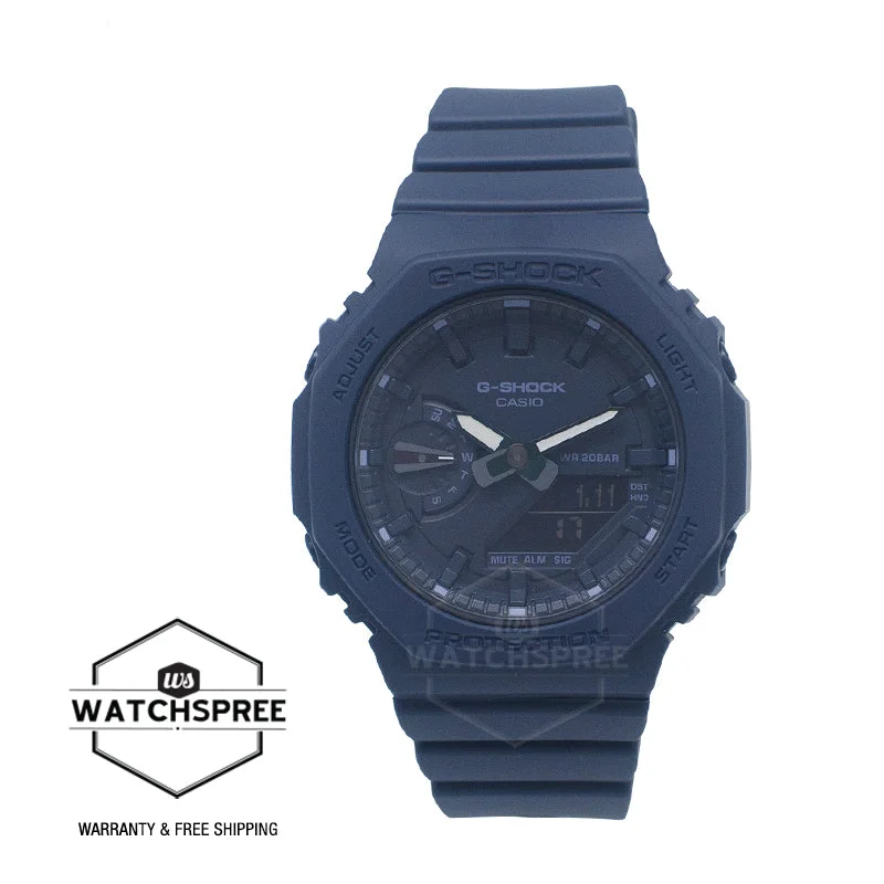 Casio G-Shock for Ladies' Carbon Core Guard Structure GMA-S2100 Lineup Navy Blue Resin Band Watch GMAS2100BA-2A1 GMA-S2100BA-2A1