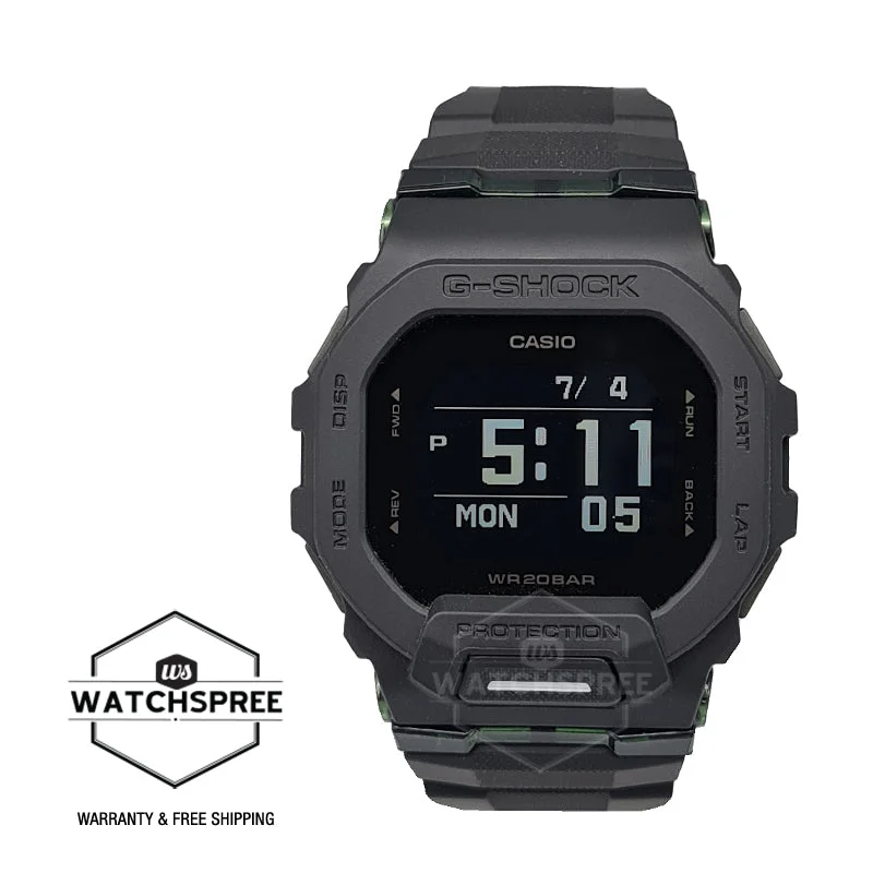 Casio G-Shock G-SQUAD Bluetooth’?????¶ôÇï¶ôǝ???’?????¶ôÇï¶ôǝ???Ç???ƒ?ªÇæ??????? Black Resin Band Watch GBD200UU-1D GBD-200UU-1D GBD-200UU-1