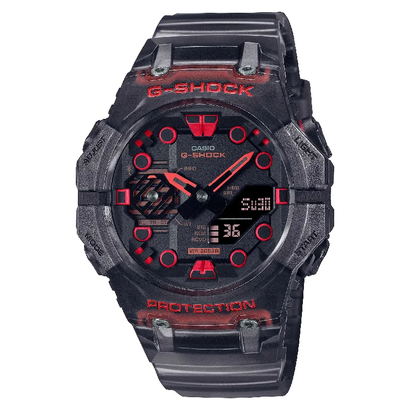 Carbon Casio G-Shock GA-B001 Lineup Core Guard Structure Bluetooth¶ô¶¸ Black Translucent Gradated Resin Band Watch GAB001G-1A GA-B001G-1A