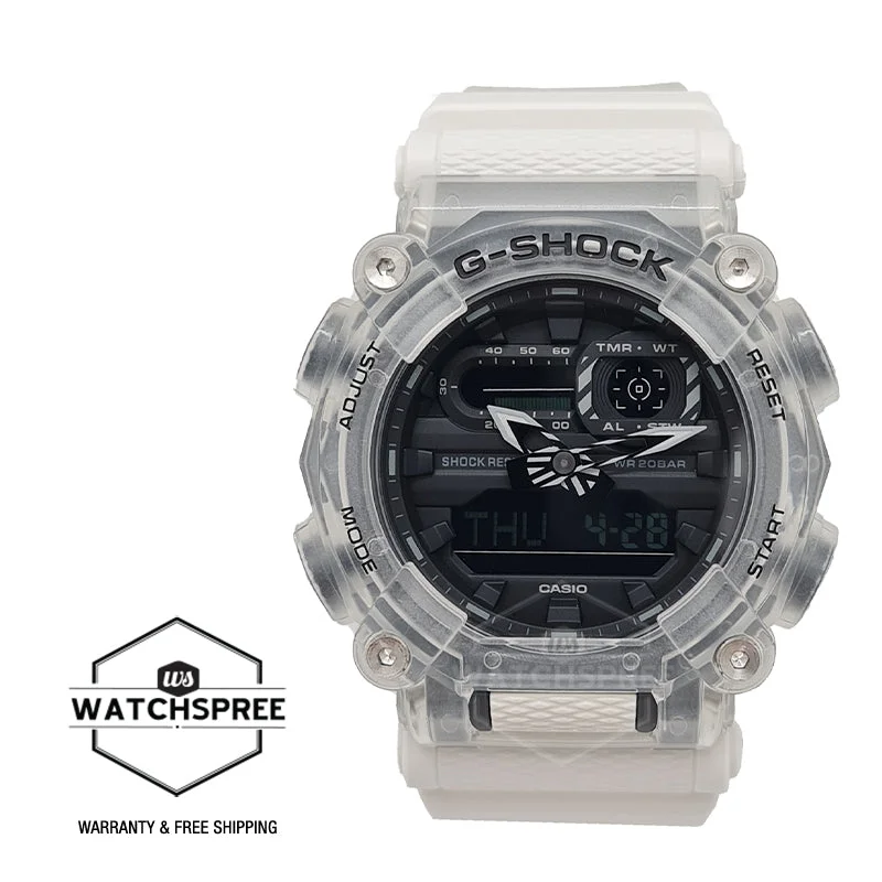 Casio G-Shock Special Colour Model GA-900 Lineup Semi-Transparent Resin Band Watch GA900SKL-7A GA-900SKL-7A