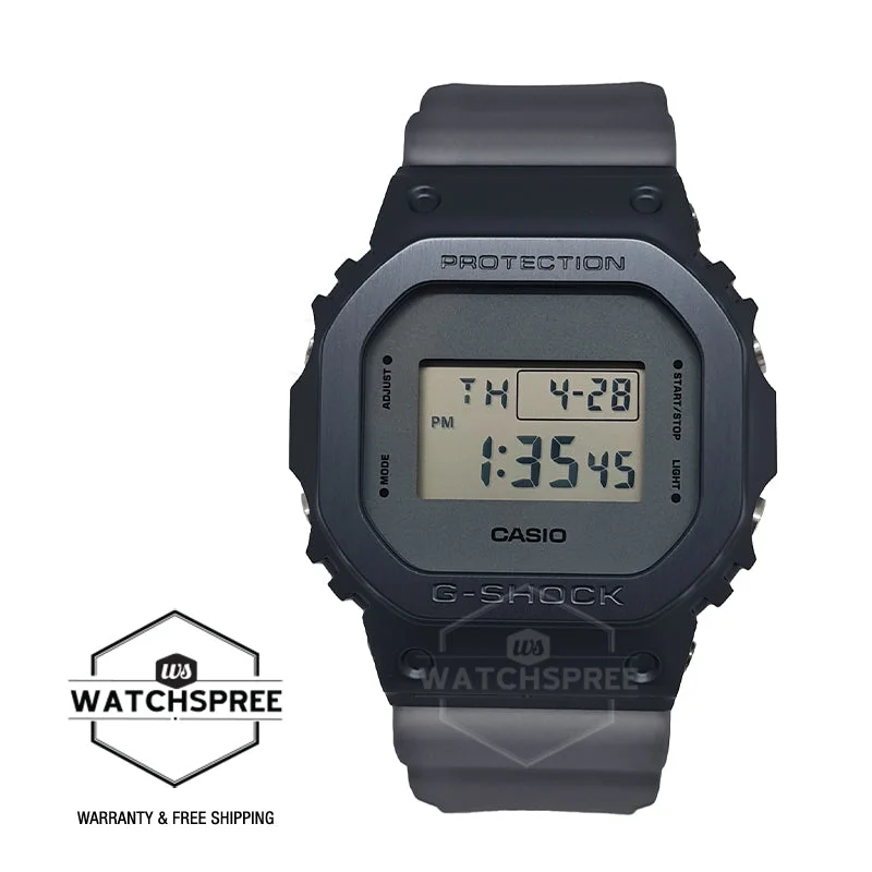 Casio G-Shock Special Colour Model Midnight Fog Series Grey Translucent Resin Band Watch GM5600MF-2D GM-5600MF-2D GM-5600MF-2