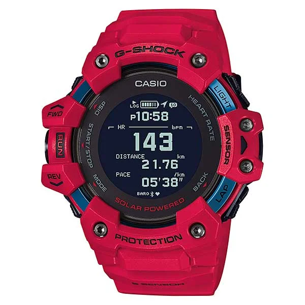 Casio G-Shock G-SQUAD Bluetooth’?????¶ôÇï¶ôǝ??’?????¶ôÇï¶ôǝ?’?????¶ôÇï¶ôíôÇïÇ?ÇîÇ??€õ’??ǯ¶ôÇû¶ô¶©Ç??€õ????? Red Resin Band Watch GBDH1000-4D GBD-H1000-4D GBD-H1000-4