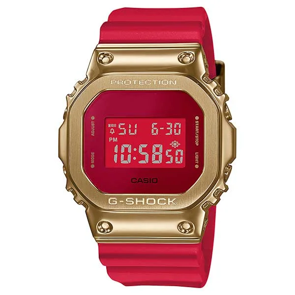 Casio G-Shock Limited Models Chinese New Year 2021 Red Resin Band Watch GM5600CX-4D GM-5600CX-4D GM-5600CX-4