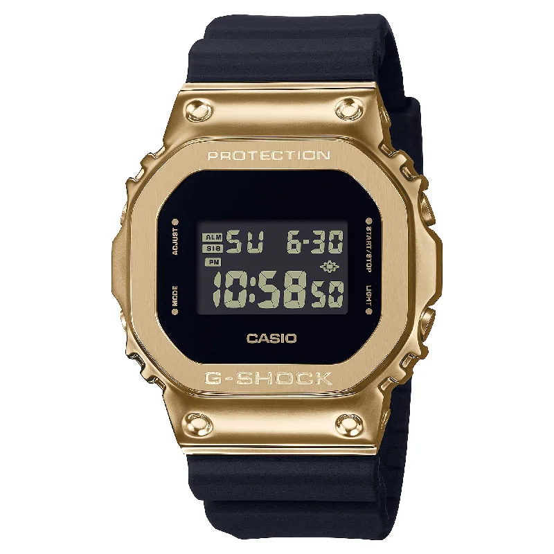 Casio G-Shock Standard Square-Faced Digital Black Resin Band Watch GM5600G-9D GM-5600G-9D GM-5600G-9