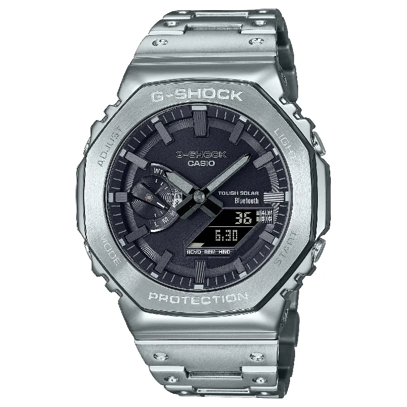 Casio G-Shock GM-B2100 Lineup Full Metal Case Bluetooth’?????¶ôÇï¶ôǝ??’?????¶ôÇï¶ôǝ?’?????¶ôÇï¶ôíôÇïÇ?ÇîÇ??€õ’??ǯ¶ôÇû¶ô¶©Ç??€õ????? Tough Solar Stainless Steel Band Watch GMB2100D-1A GM-B2100D-1A