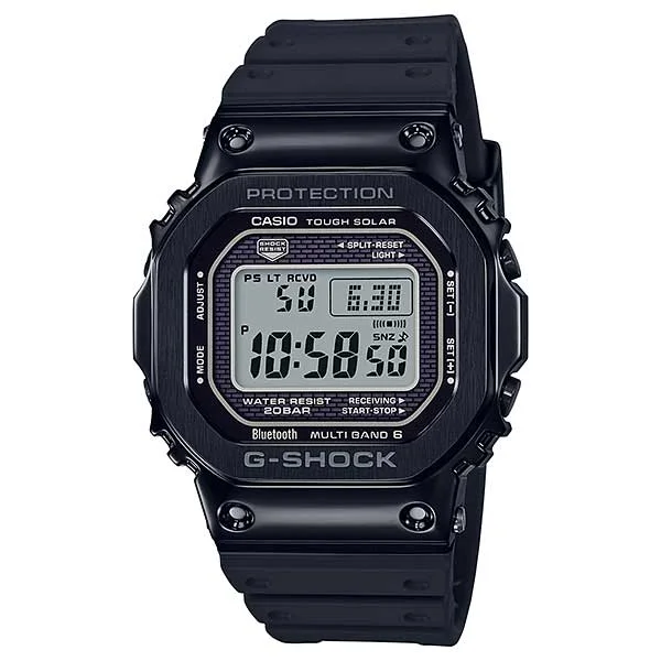 Casio G-Shock Full Metal Case Bluetooth’?????¶ôÇï¶ôǝ??’?????¶ôÇï¶ôǝ?’?????¶ôÇï¶ôíôÇïÇ?ÇîÇ??€õ’??ǯ¶ôÇû¶ô¶©Ç??€õ????? Multi-Band 6 Tough Solar Black Resin Band Watch GMWB5000G-1D GMW-B5000G-1D GMW-B5000G-1