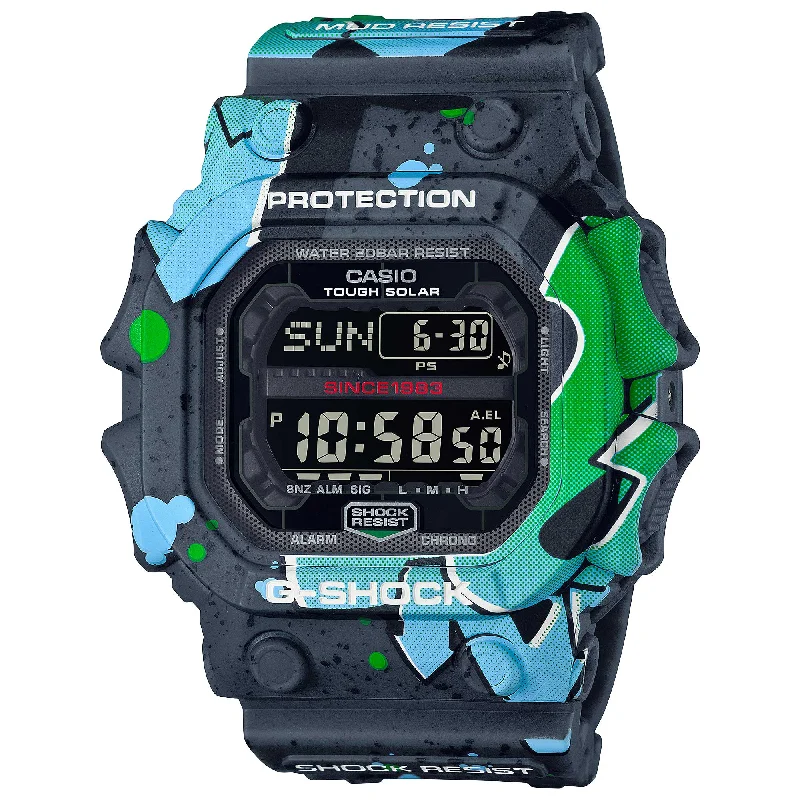 Casio G-Shock GX-56 Lineup Street Spirit Series Original Graffiti Art Solar Powered Multicolour Resin Band Watch GX56SS-1D GX-56SS-1D GX-56SS-1