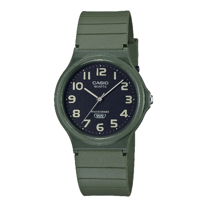 Casio Classic Analog Green Resin Band Watch MQ24UC-3B MQ-24UC-3B [Kids]