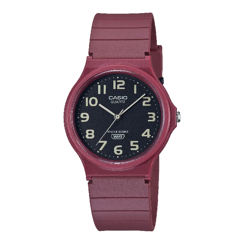 Casio Classic Analog Red Resin Band Watch MQ24UC-4B MQ-24UC-4B [Kids]