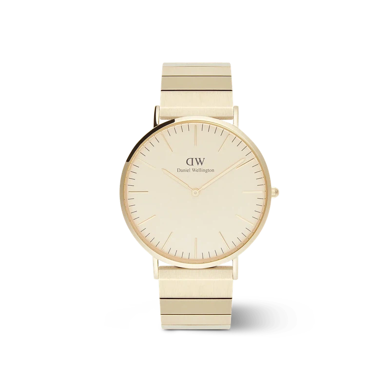 Daniel Wellington Classic Piano Link Gold Unitone Watch 40mm