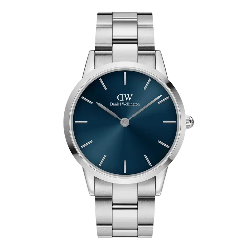 Daniel Wellington Iconic Link Arctic Silver Watch 40mm