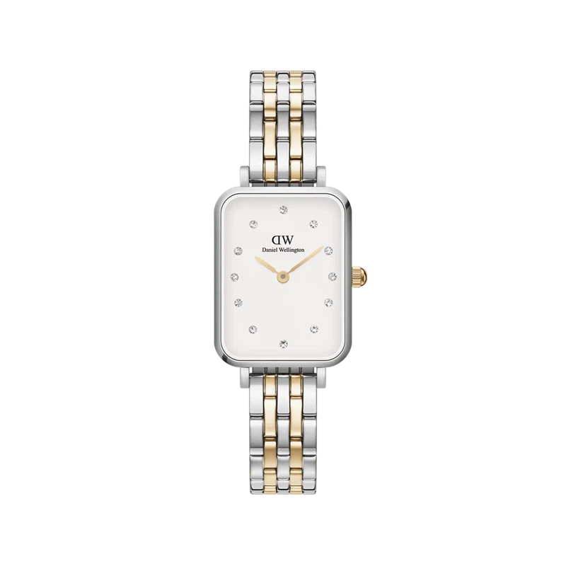 Daniel Wellington Quadro Lumine 5-link two-tone Watch 20x26mm