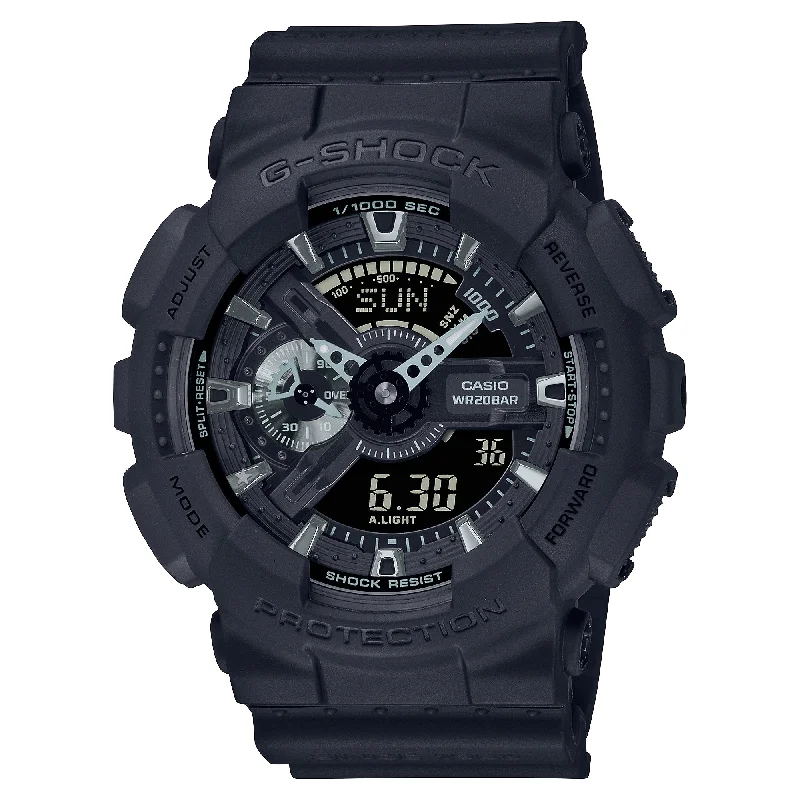 Casio G-Shock 40th Anniversary Remaster Black Limited Edition Hot-Stamped Bio-Based Watch GA114RE-1A GA-114RE-1A