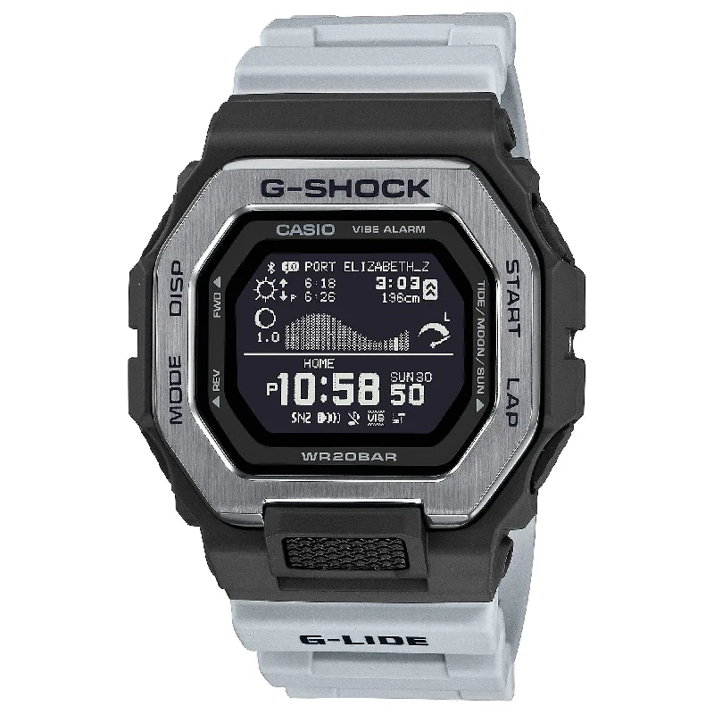 Casio G-Shock G-LIDE GBX-100 Lineup Bluetooth’?????¶ôÇï¶ôǝ??’?????¶ôÇï¶ôǝ?’?????¶ôÇï¶ôíôÇïÇ?ÇîÇ??€õ’??ǯ¶ôÇû¶ô¶©Ç??€õ????? Light Grey Resin Band Watch GBX100TT-8D GBX-100TT-8D GBX-100TT-8