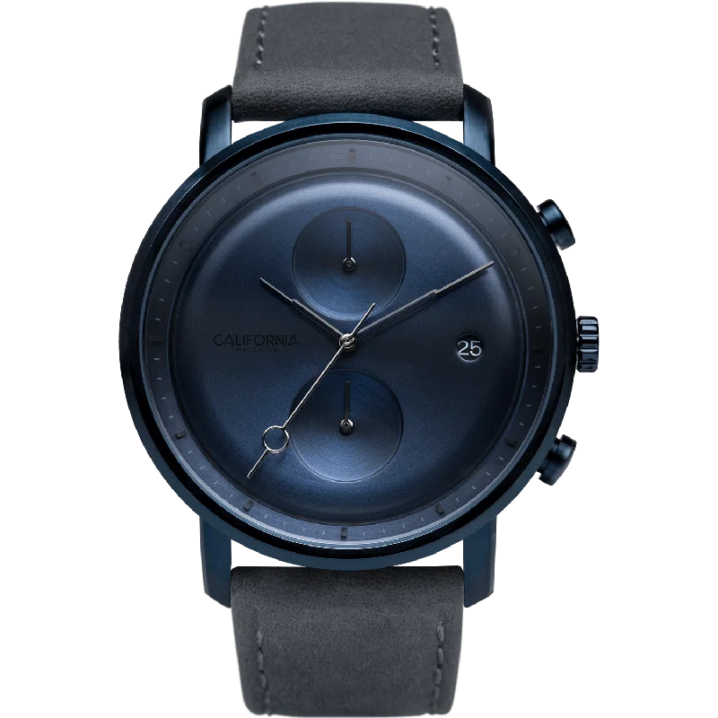 Golden Gate Chrono Leather Deep Blue Gray