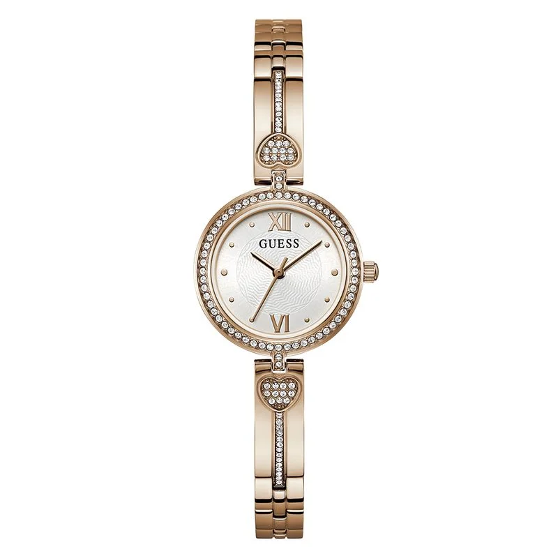 Guess Lovey White Dial Analog Watch