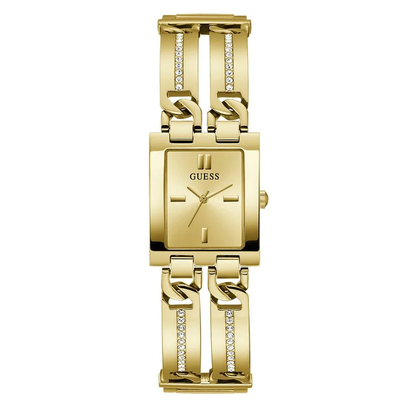 Guess Mod Id Champagne Dial Analog Watch