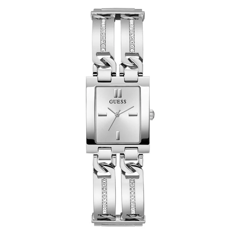 Guess Mod Id Silver Dial Analog Watch