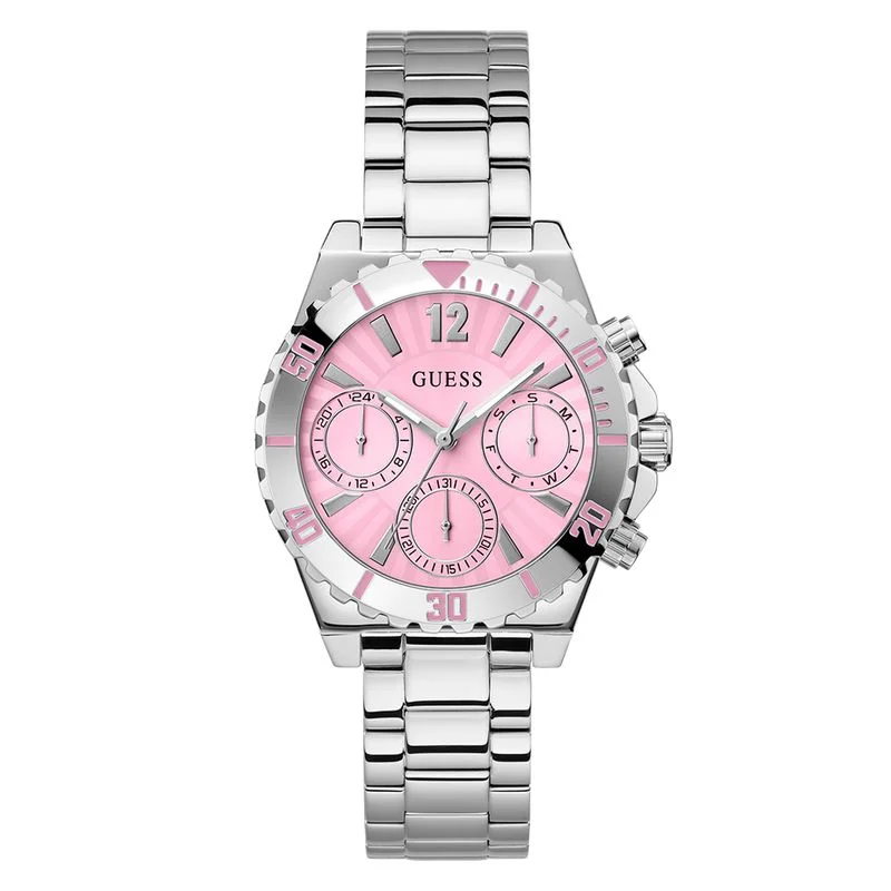 Guess Phoebe Pink Dial Analog Watch