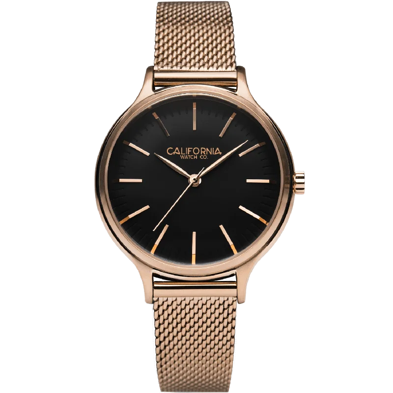 Laguna 34 Mesh Rose Gold Black