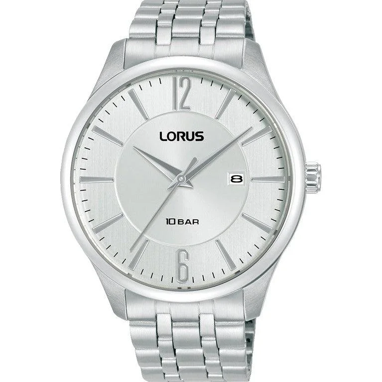 Lorus Gents Silver 3-Hands Watch