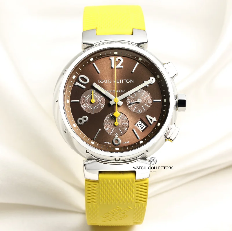 Louis Vuitton Tambour Chronograph Stainless Steel